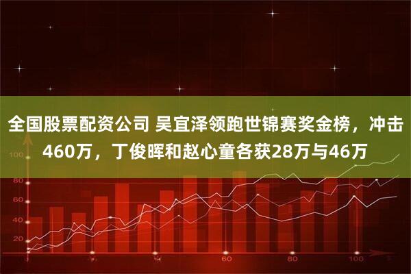 全国股票配资公司 吴宜泽领跑世锦赛奖金榜，冲击460万，丁俊晖和赵心童各获28万与46万